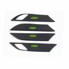 For Cadillac XT6 2019-2020 ABS Carbon Fiber Inner Door Handle Bowl Cover Trim