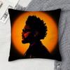 TThe weeknd Doublesided Printed Square Decorative Cushion Cover for Sofa Living Room Home Decor