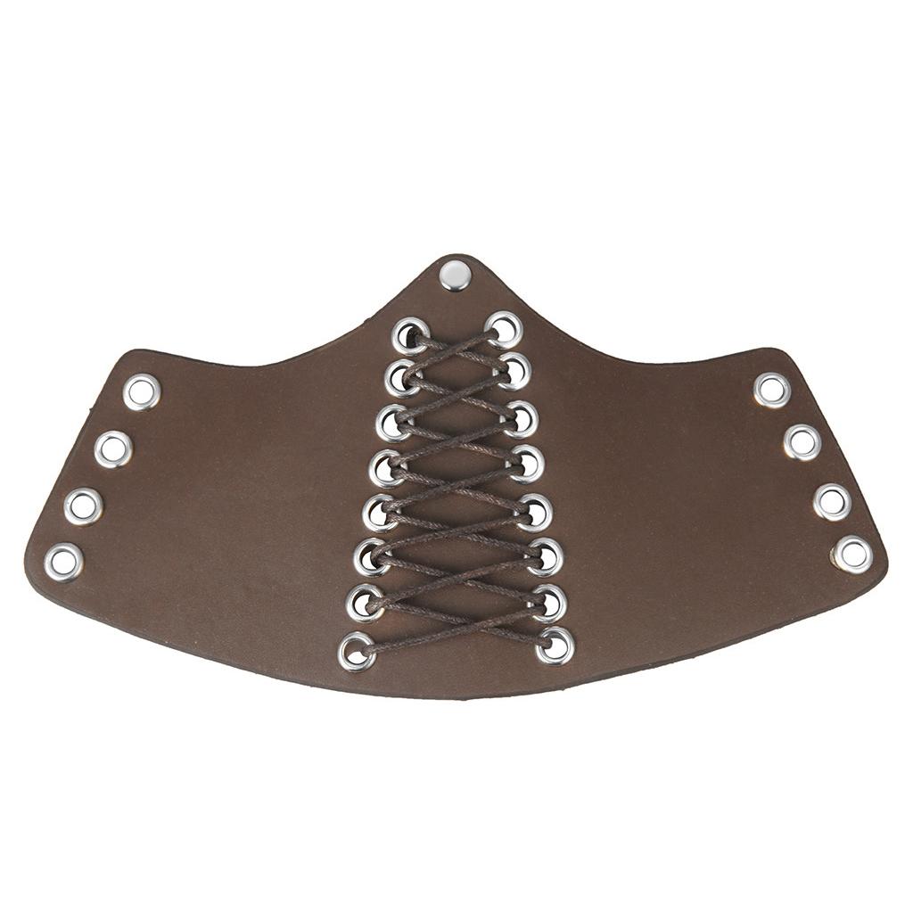 2pc PU Leather Gauntlet for Men Women Wristband Wide Bracer Arm Cuff