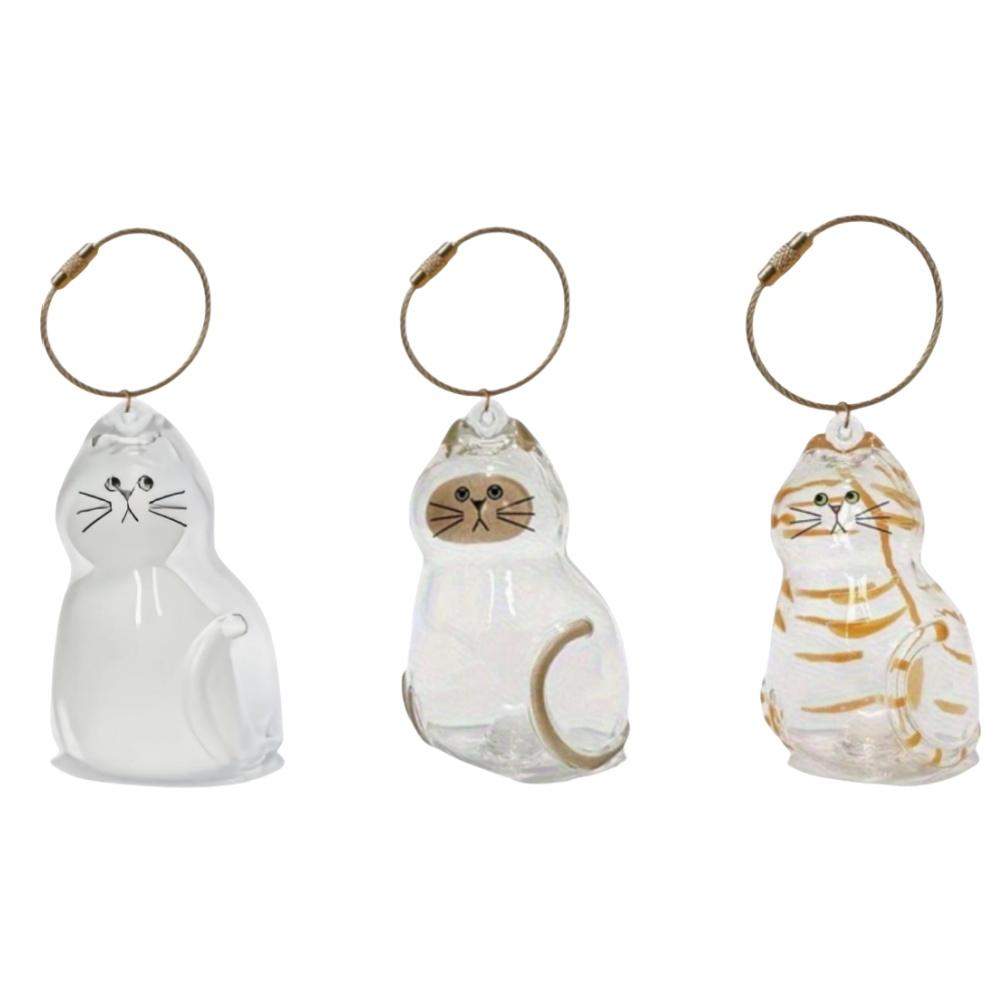 1/3pcs Transparent Cat Memorial Capsules Pet Hair Keepsake Box with Hanging Loop for Cat Lovers Gift Pendant Keychain Pet Access