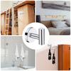 2Pcs Polished Bathroom Towel Hooks Stainless Steel Coat Robe Hook Wall Hanger with Screws Towel Rack Hang Hook for Kitchen Hotel