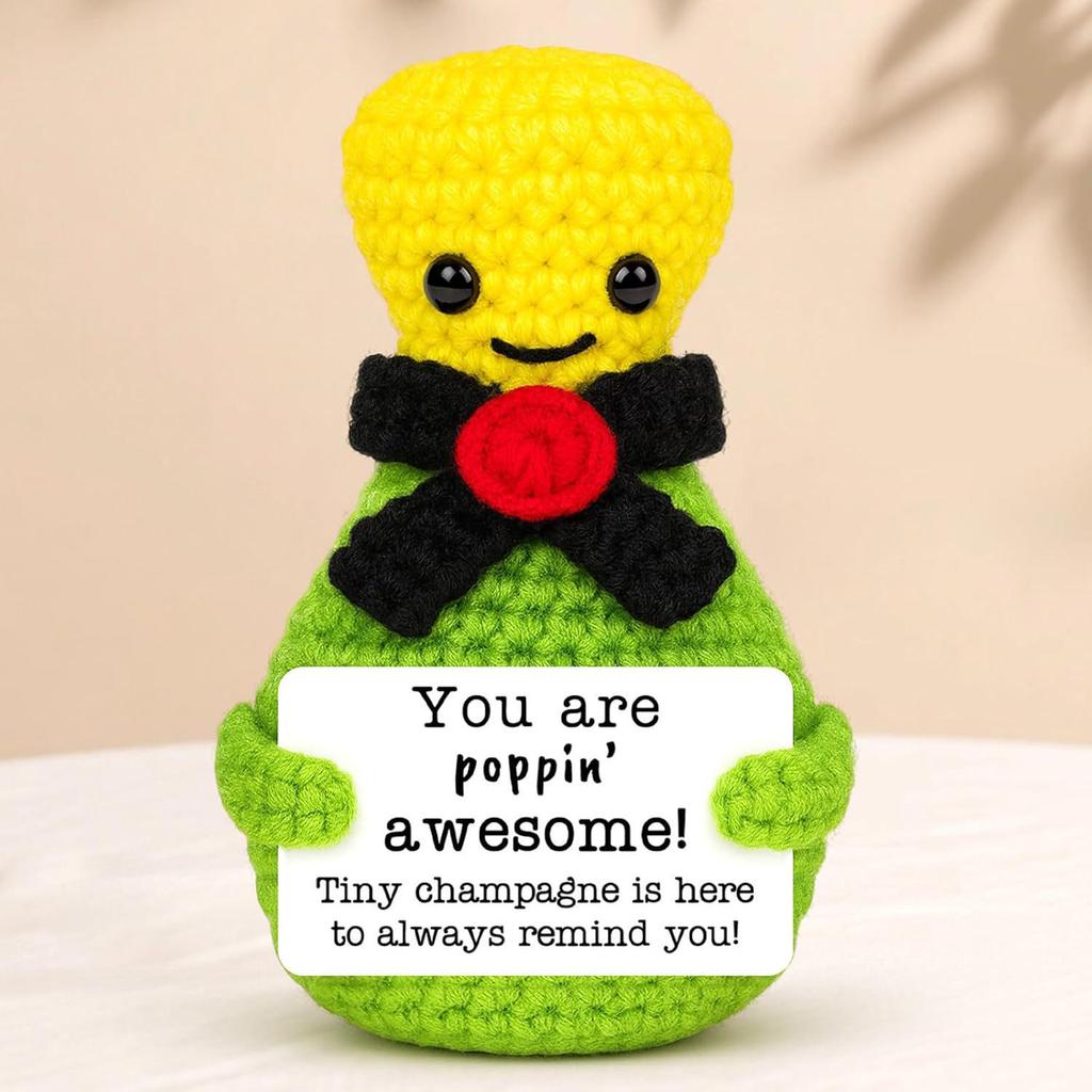 Cute Crochet Frog Toy - Fun Animal Gift