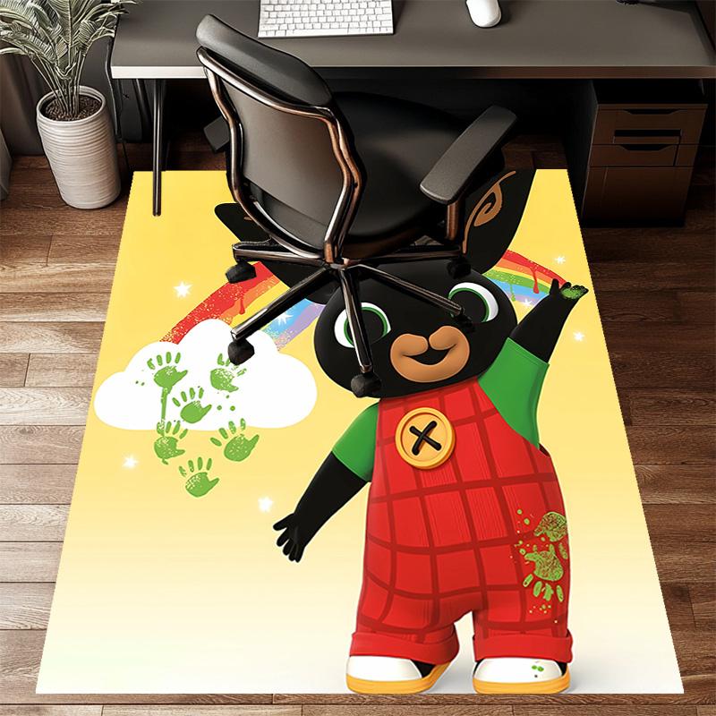 1pc Bing Bunny3 Design Printed Area Rug Carpet for Bedroom Living Room Home Decor Rugs Mat Non Slip Mat Rug for Bedside