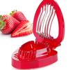 Strawberry Slicer Fruit Carving Knife Cutter With 7 Stainless Steel Sharp Blade Kitchen Gadgets AVE