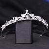DIEZI Tiare Mici Coroană Zirconiu Fete Coreene Femei Nuntă Mireasă Prințesă Petrecere de Zi Flori Elegante Accesorii Cristal
