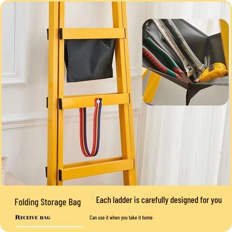 Carbon Steel Extra Thick Folding Herringbone Ladder for Household and Engineering Use