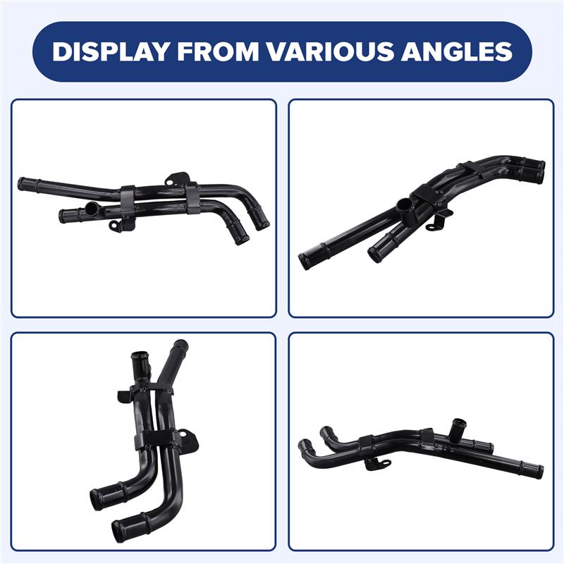 For Cayenne 3.6L 2011-2018 Coolant Pipe Replacement Tube Set 7P0121070AC