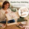 Portable Embroidery Stand Adjustable Angle Cross Stitch Stand Scroll Frame Holder  Tapestry Work