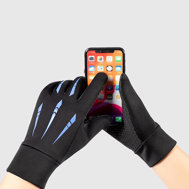 Unisex Touchscreen Winter Gloves: Warm, Non-Slip, Full Finger, Ideal for Outdoor Sports and Fishing.