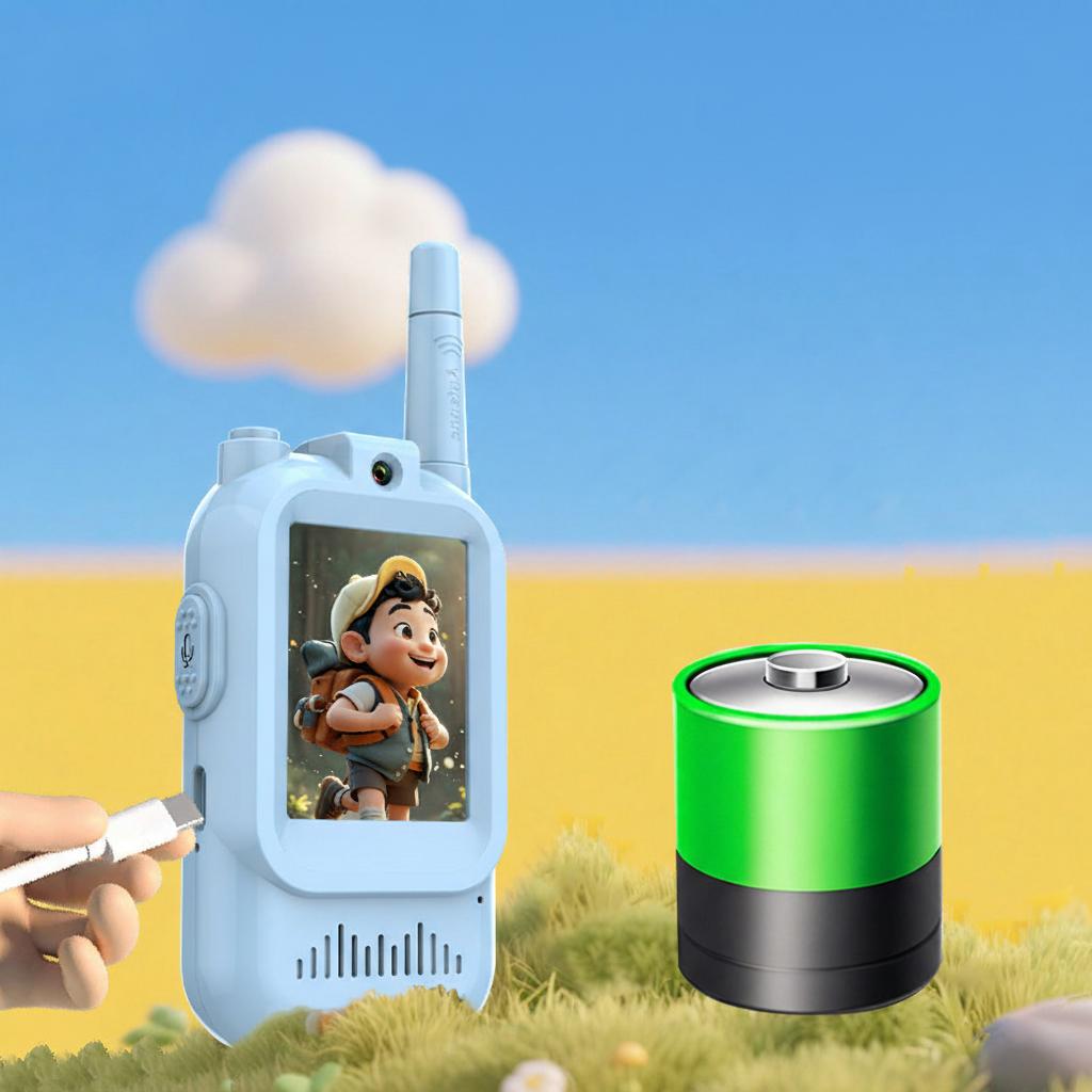 Children's Video Walkie Talkie, Cartoon Pager Gifts, HD Call Children's Toys Parent Child Toys