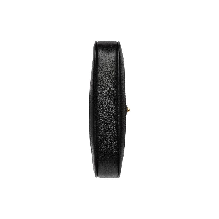 Gucci Jackie 1961 Borsa a Spalla Mini in Tela Monogramma e Pelle con Chiusura Dorata Borsa a Spalla da Donna Nera 685127-UN3AG-1294