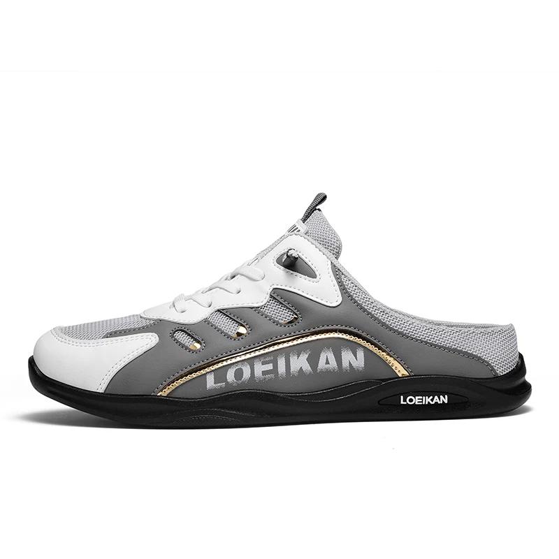 2025 Summer Slippers for Men Trendy Men's Flat Bottom Casual Shoes Soft Sole Support Shoes Men's Sneakers Zapatos De Hombre