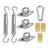 Shade Sail Hardware Kit for Triangle Sun Shade Sails Stainless Steel Hardware Accessories for Shade