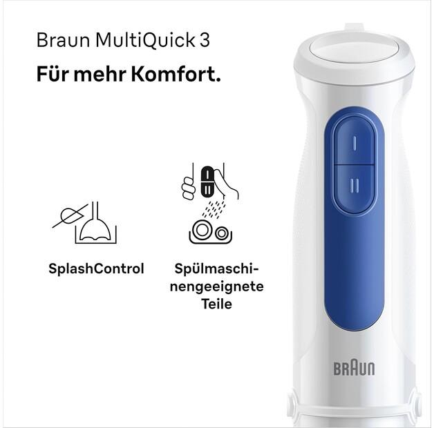 Immersion Blender Braun MQ 30001 M MultiQuick 3 (0X22111540)