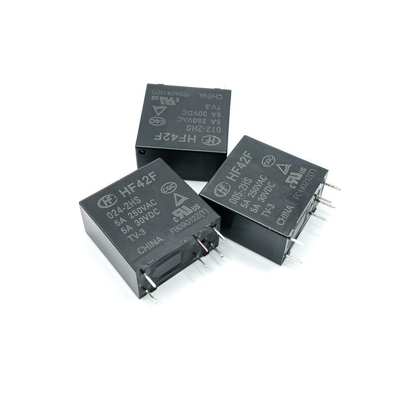 Genuine Hongfa Relay HF42F-005-2HS 6-Pin 5A Normally Open (12V/24V) In Stock