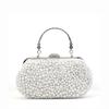 Women messenger beaded women vintage evening bags imitation pearl shell women bag shoulder bags,diamonds clutch bag for wedding