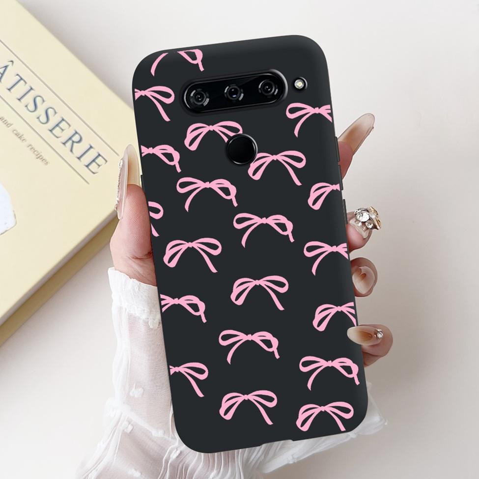 For LG V40 V50 ThinQ Case V50S ThinQ Cute Cartoon Cat Luxury Cool Shockproof Silicone Back Cover For LG V50S ThinQ 5G Phone Case