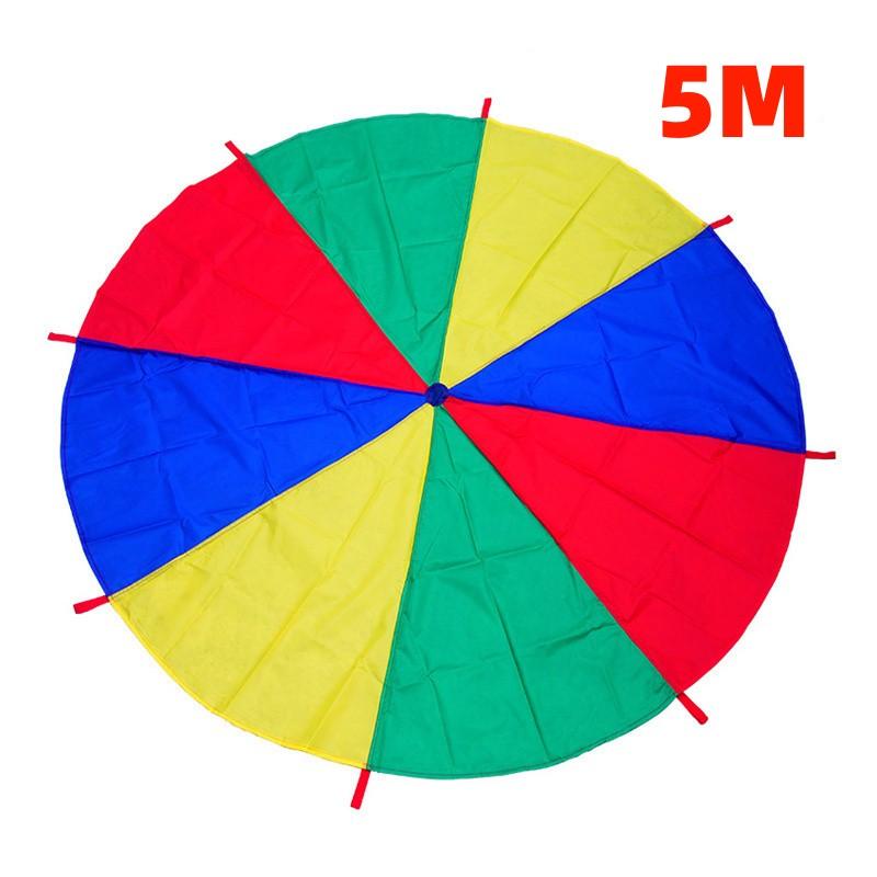 Rainbow Parachute Umbrella 2-6 Meter - Outdoor Children's Perception Training Game Parent-Child Interactive Activity Toys
