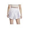 Nike Sportswear Solid High-Waisted Side Button Casual Shorts Women Shorts White FQ0699-100