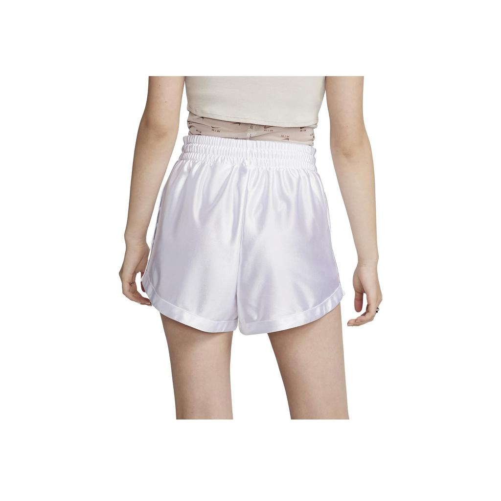 Nike Sportswear Solid High-Waisted Side Button Casual Shorts Women Shorts White FQ0699-100