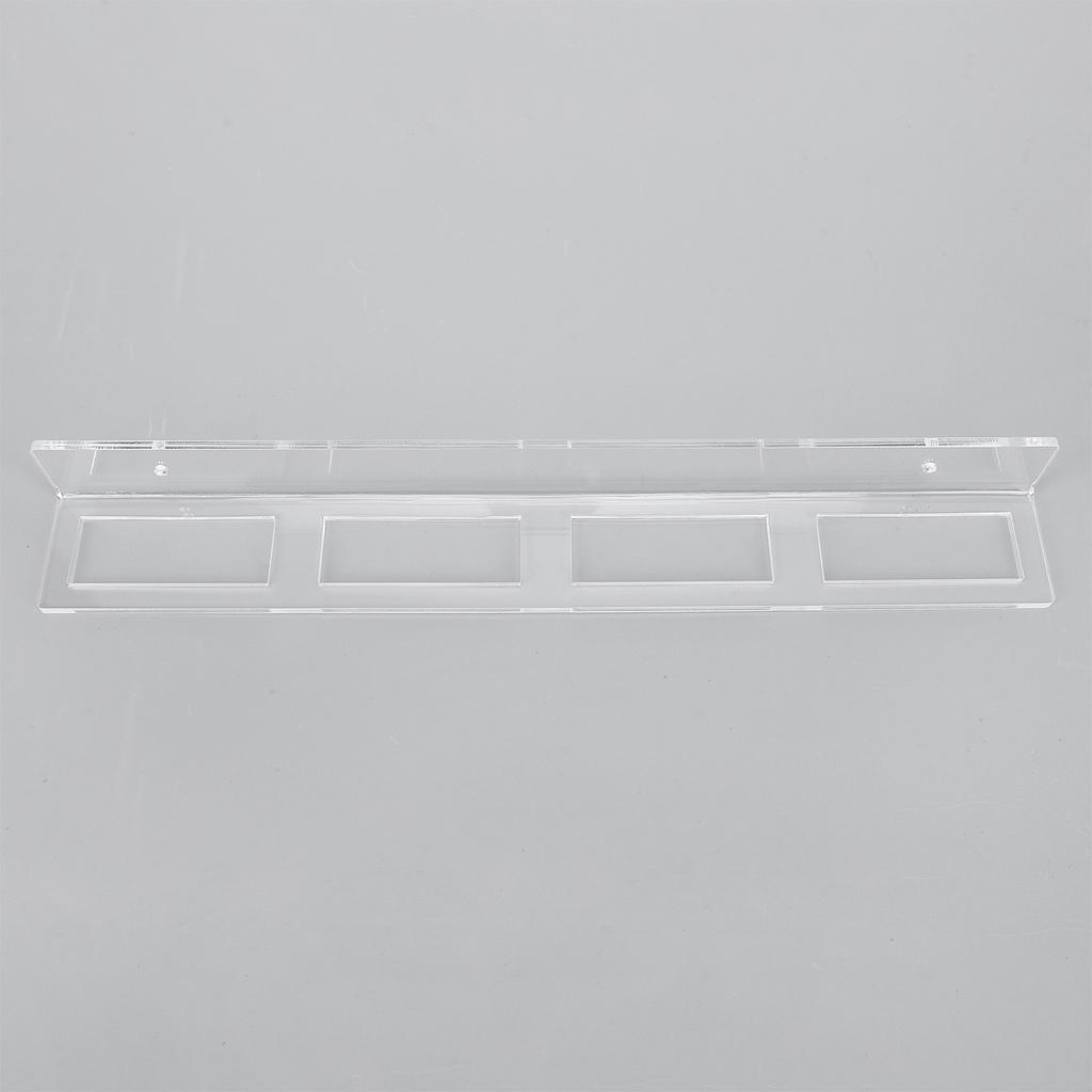 Hockey Stick Wall Mount Acrylic Display Stand Holds 4 Ice Hockey Pucks 4mm Thick Wall Hook Storage Rack