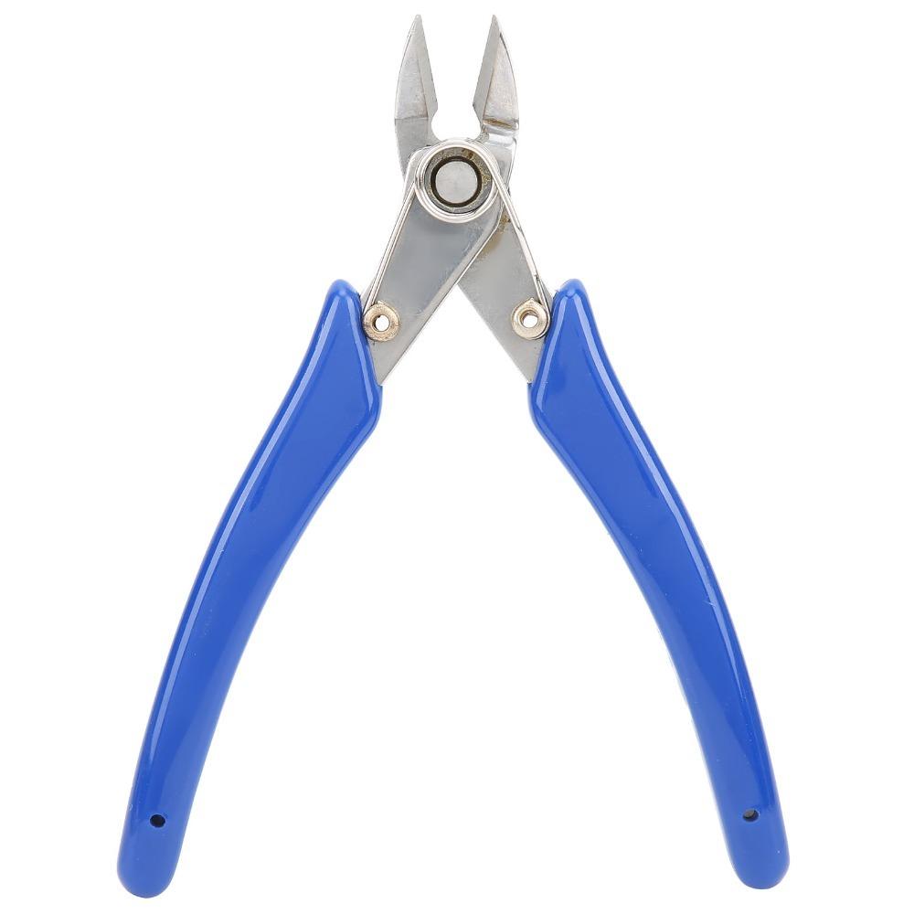5 Inch Diagonal Pliers Blue Precision Wire Cutter Professional Flush Cut Pliers PCB Repair