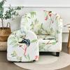 Printing Single Club Chair Cover Sofa Cover Full-covering Protective Cover Semi-circular Bathtub-shaped Sofa Cover Cushion