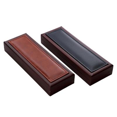 Elegantní Business Box na pera Pouzdra Držáky s akcenty z PU kůže Stylové Kancelářské Stolní Organizéry Na Dárky