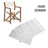 Slipcover Seat Chair Cover Chair Case Polyester Removable
