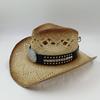 Nuevo sombrero de paja de vaquero occidental unisex estilo nacional sombrero jazz sombrero para el sol sombrero de sol para exteriores sombrero casualNuevo sombrero de paja de vaquero occidental unise