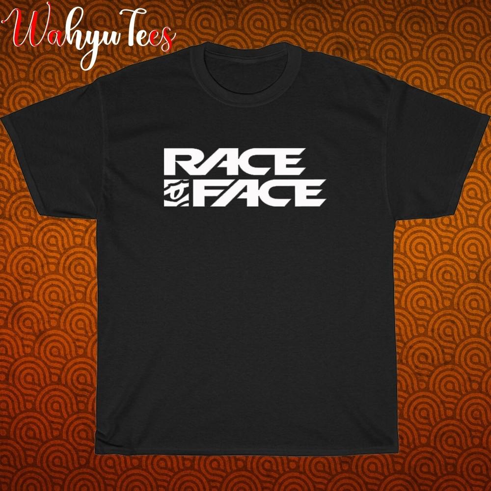 

New! Race Face Mountain Bike Logo Black Grey Navy White Size S-5XL Unisex T-Shirt L