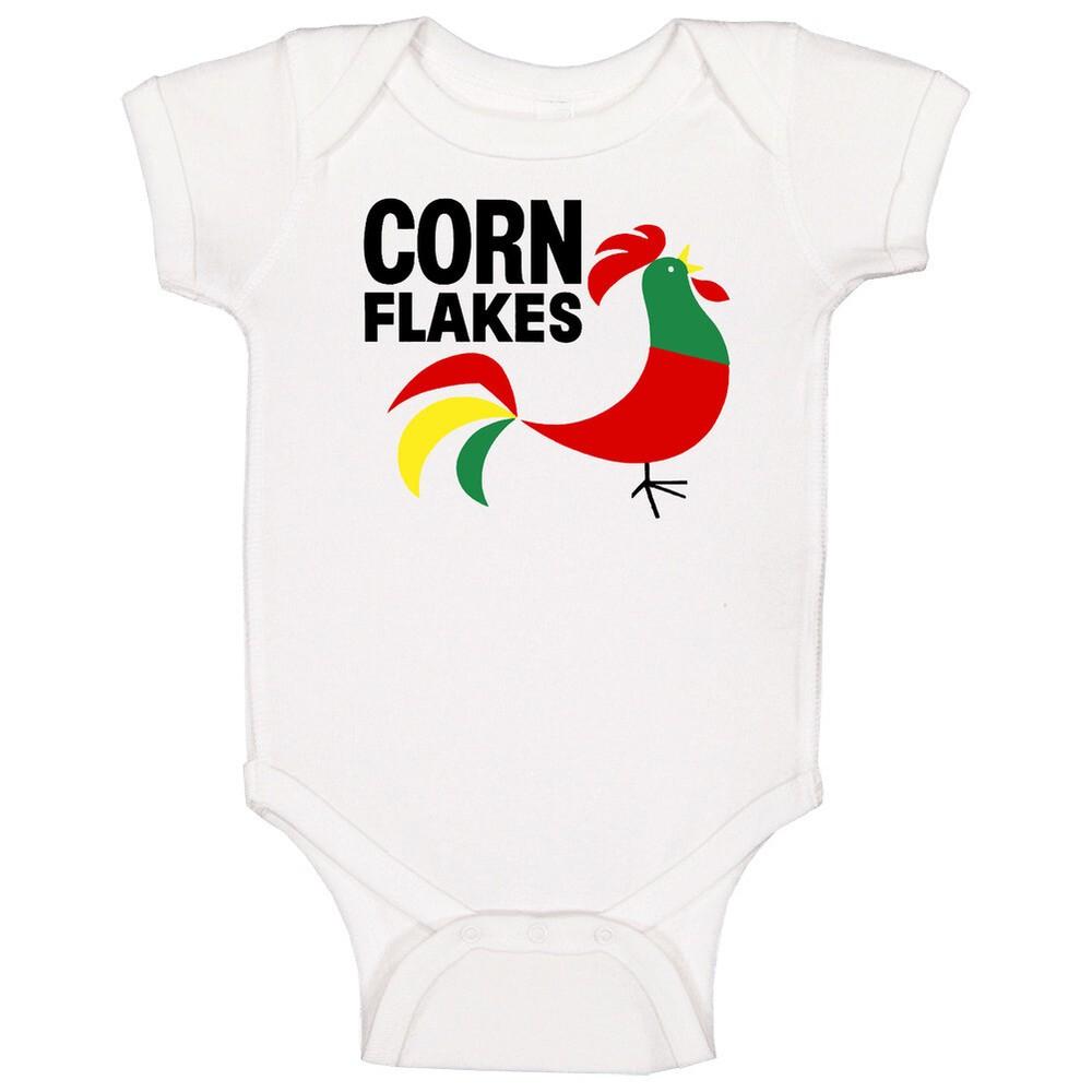 

Cornelius The Rooster Corn Flakes Cereal Baby One Piece 4XL