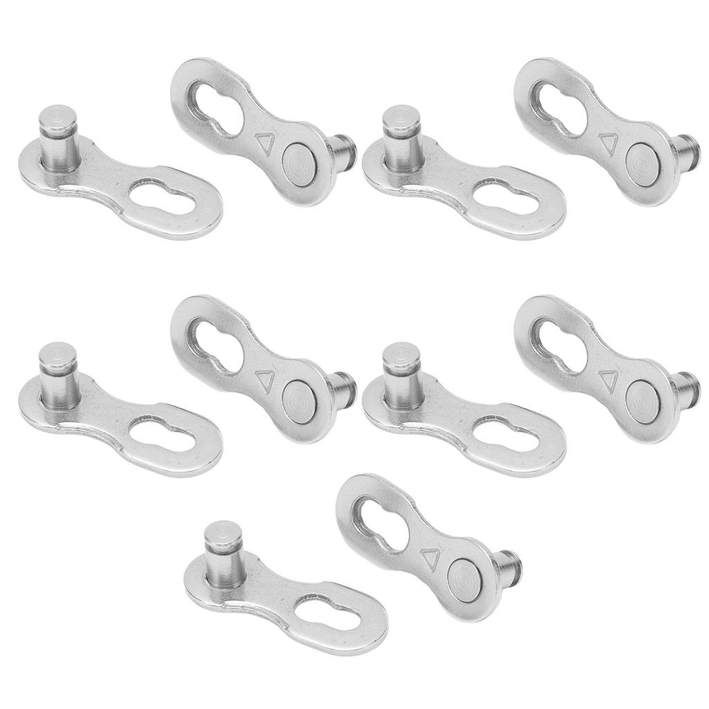 5pairs Bicycle Missing Link Rustproof Steel Quick Release Link Corrosion Resistant Easy Installation Bike Chain Link