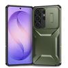 Hybrid Armor Shockproof Case For Samsung Galaxy S26 Ultra S25 FE Edge S24 Plus S23 Sliding Push Window TPU Frame Plastic Cover