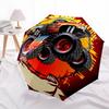 1pc Monster Truck Adventure Umbrella with Plastic Handle,Suitable for All Seasons Home Travel Outdoor UmbrellaDD622
