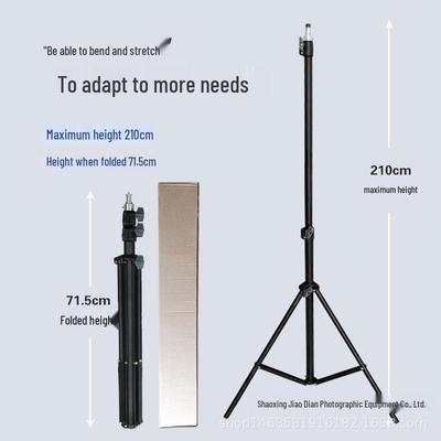 Stativo in Metallo 2,1m per Luci per Fotografia in Studio e Dirette