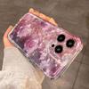 Vibrant Red Rose Floral Clear Phone Case for iPhone 17 16 15 14 13 12 11 16E Series Pro Max Plus Double Layer Protection