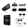R1 Bluetooth Helmet Earphone: Waterproof, Dustproof, Long Battery Life, Display, Noise-Cancelling for Motorcycles