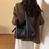 Borsa Tote Trendy Stile Coreano: Borsa a tracolla casual versatile di grande capacità per donna, design semplice retrò, adatta a madri e figli.