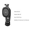 Metal Phone Tripod Mount 360 Smartphone Adapter with 1/4" Cold Shoe Mount Adjustable Cellphone Clamp Stand
