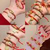 New Chinese-style Lucky and Lucky Red Rope Bracelet, Fashionable Versatile Hand Rope Bracelet, Niche Light Luxury Temperament Jewelry