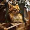Double Sided Modern Chihuahua Dog Print Soft Throw Pillow Cover For Home Living Room And Sofa Bedroom Decoration