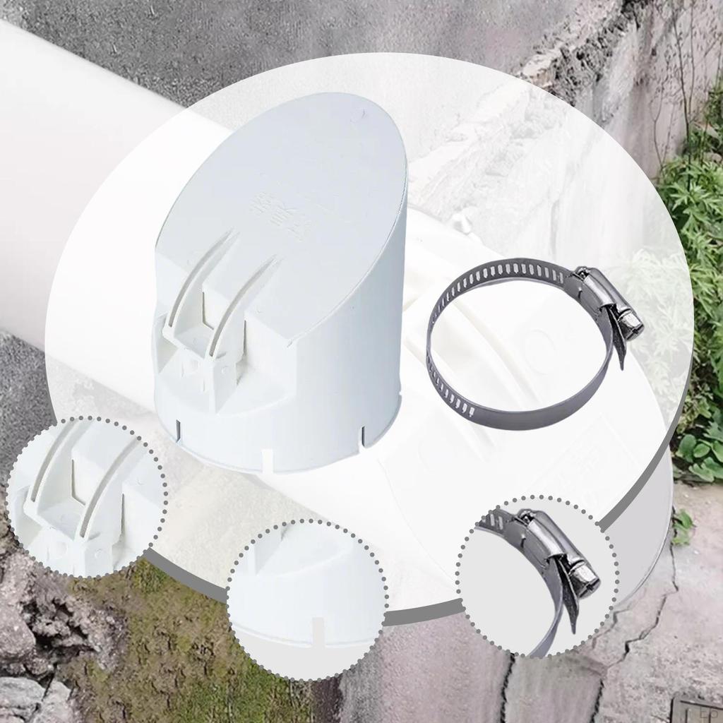 Drain Backflow Preventer Backwater Sealing Horizontal Installation Smell Stoper Sewer Valve