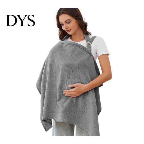 Feeding Cover Breastfeeding Women Nursing Cloak Breathable Fabric Shawl Adjustable Straps 360 Degree Coverage