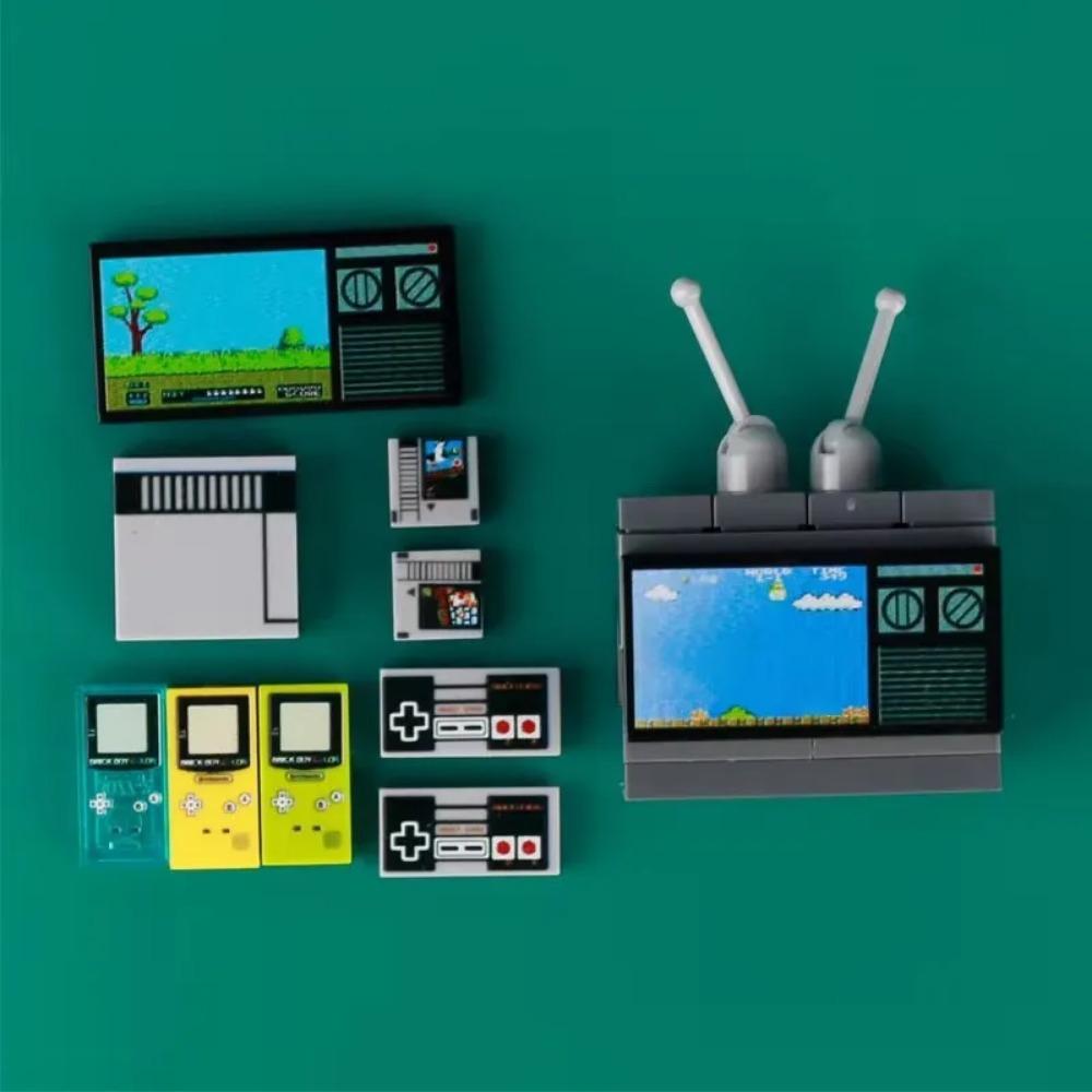 MOC City Poker Table Building Blocks Slots Ski Ball Game Console Chess Cards Game Machine Room Scene Bricks Toys Gift