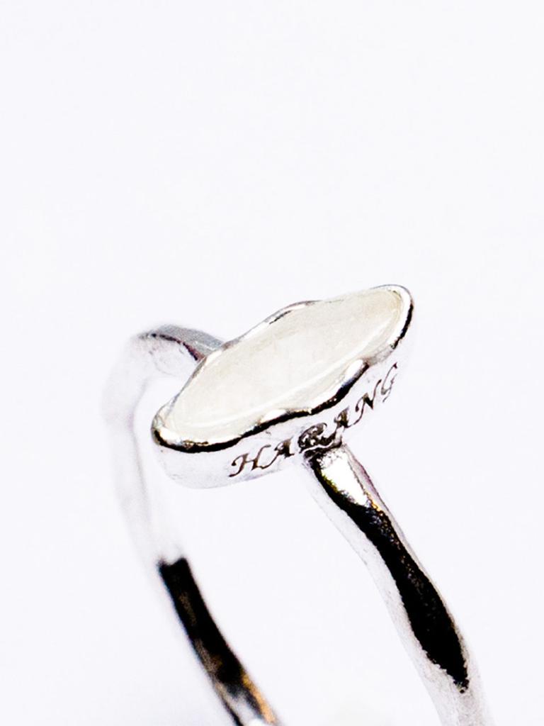 Harang Hr 179R_Rainbow Moonstone Ring(Oval)