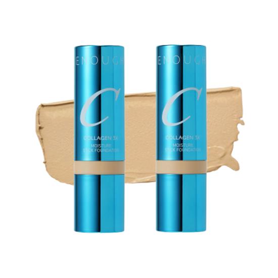 Enough Collagen 3X Moisture Stick Foundation SPF50+ PA++++ 14g (6 Options)