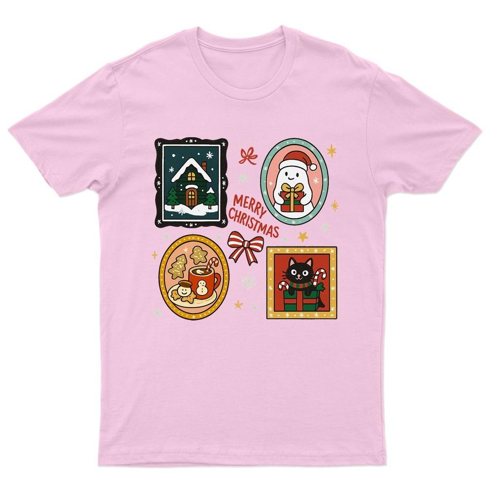 Merry Christmas Holiday Santa TShirt Unisex Gift Retro Seasonal Funny Xmas