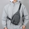 Waterproof Nylon Chest  Bag - Men's Crossbody Sling Backpack, Compact Shoulder Messenger Bag, Travel & Outdoor Hiking Pack