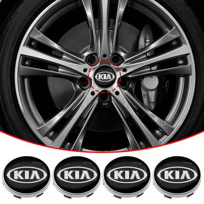 4 buc 60mm Capac Central Butuc Roată Mașină Capac Central Butuc Jantă Capac Anti-Praf Butuc Autocolant Emblema Pentru Ceed Rio Sportage R K3 K4 K5 K6 Ceed Sorento Cerato Optima